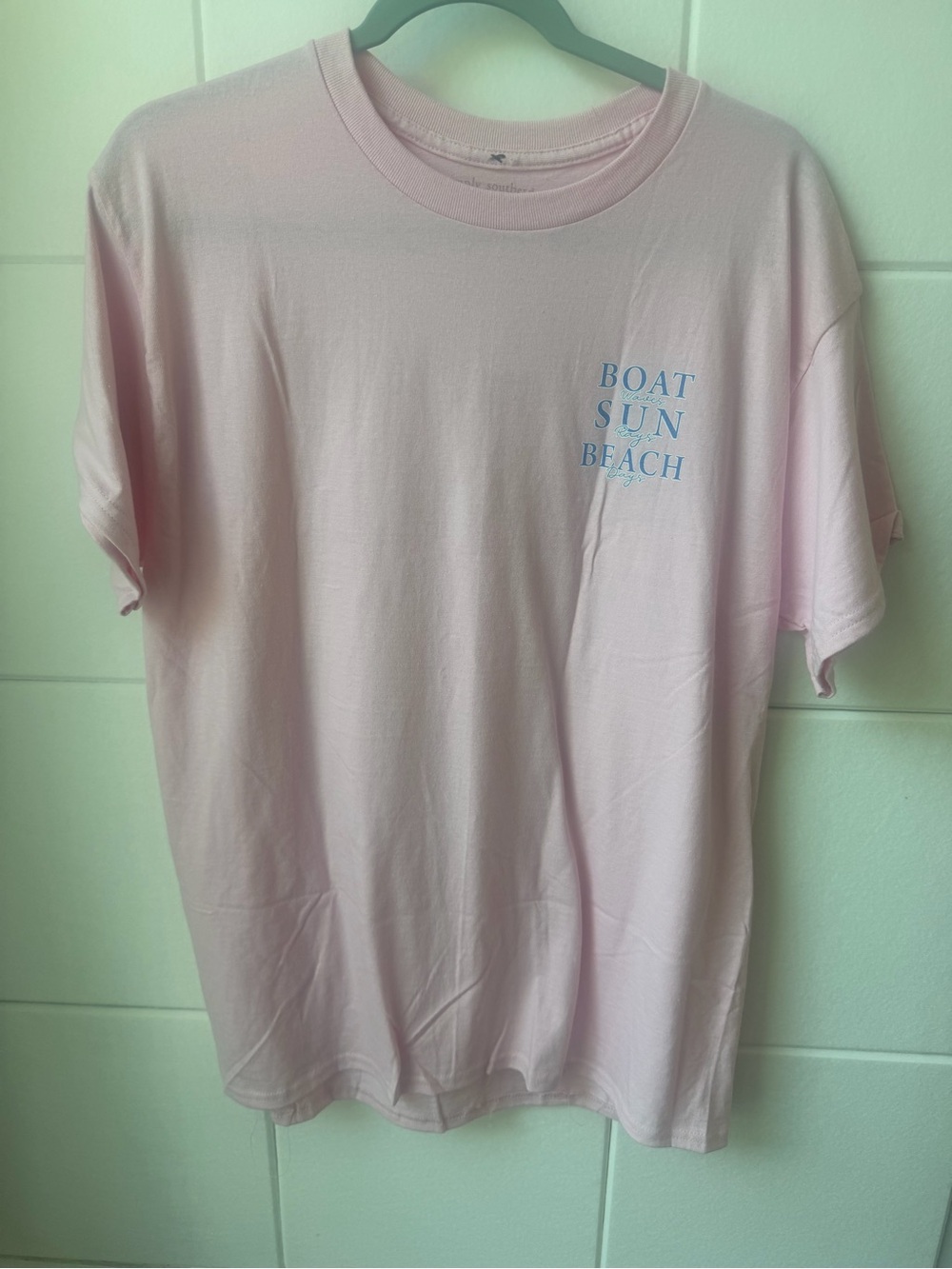 Simply Southern Pink 'Boat Sun Beach' Short Sleeve Tee - Picture 7 of 7